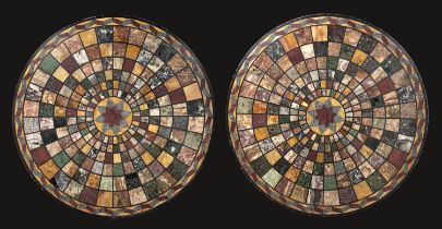 PAIR OF SAMPLINGS OF ANCIENT MARBLES EARLY 20TH CENTURY