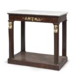 MAHOGANY CONSOLE FRANCE EMPIRE PERIOD