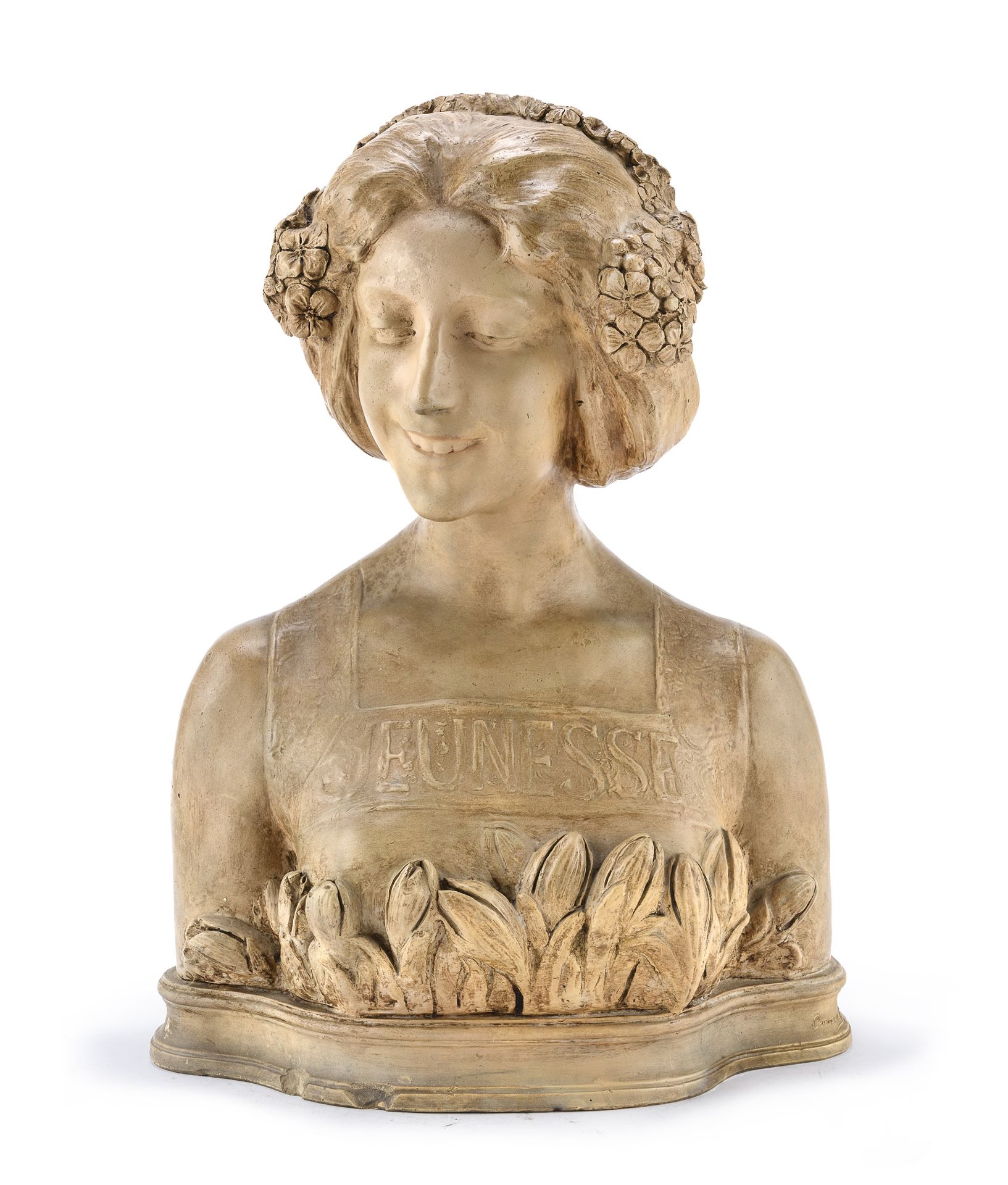 FRENCH CERAMIC SCULPTURE EARLY 20TH CENTURY