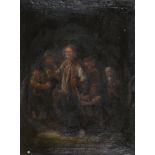 FLEMISH OIL PAINTING END OF THE 17TH CENTURY