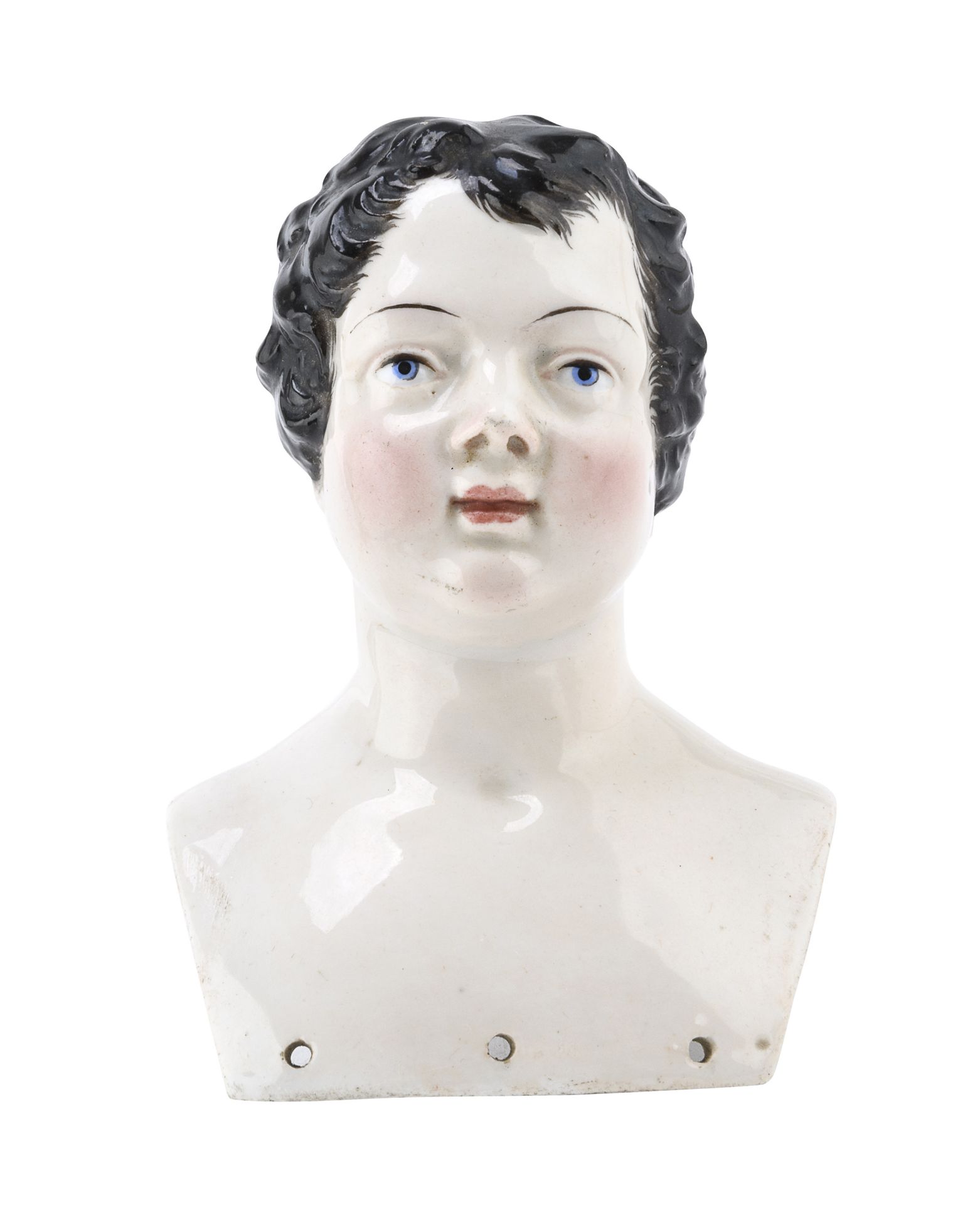 PORCELAIN BUST MEISSEN 19TH CENTURY