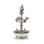 SILVER TOOTHPICK HOLDER PORTUGAL LATE 19TH CENTURY