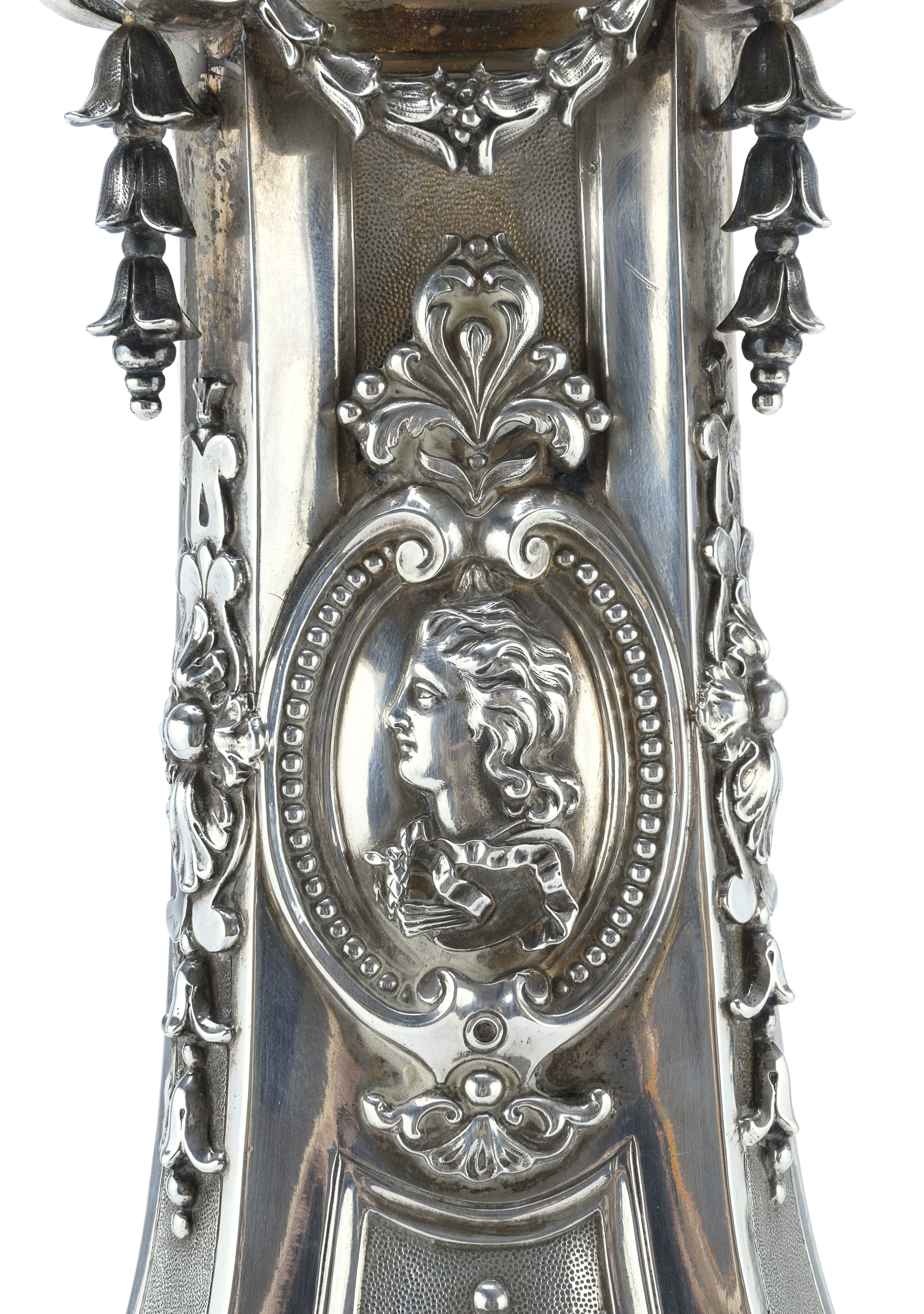 EXTRAORDINARY SILVER CANDLESTICK LONDON ROBERT GARRARD 1840 - Image 4 of 5