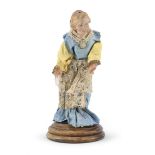 NATIVITY FIGURE NAPLES 19TH CENTURY