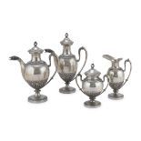 SILVER TEA AND COFFEE SET ITALY POST 1968
