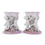 PAIR OF PORCELAIN VASES PROBABLY GERMANY END OF 19TH CENTURY