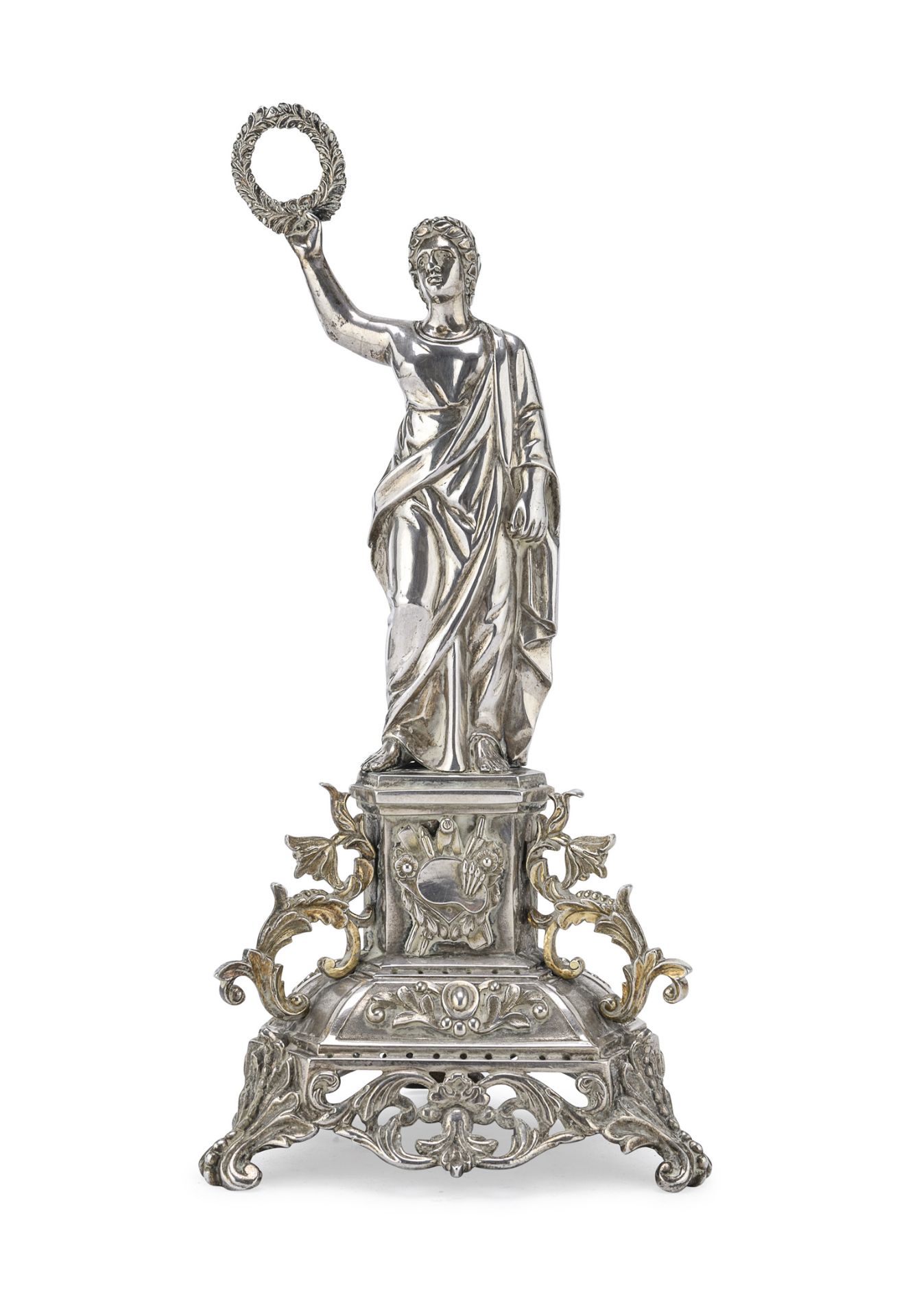 SILVER SCULPTURE LATE 19TH CENTURY