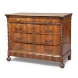 WALNUT COMMODE CENTRAL ITALY 19TH CENTURY