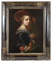FRENCH OIL PAINTING 18TH CENTURY