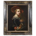 FRENCH OIL PAINTING 18TH CENTURY