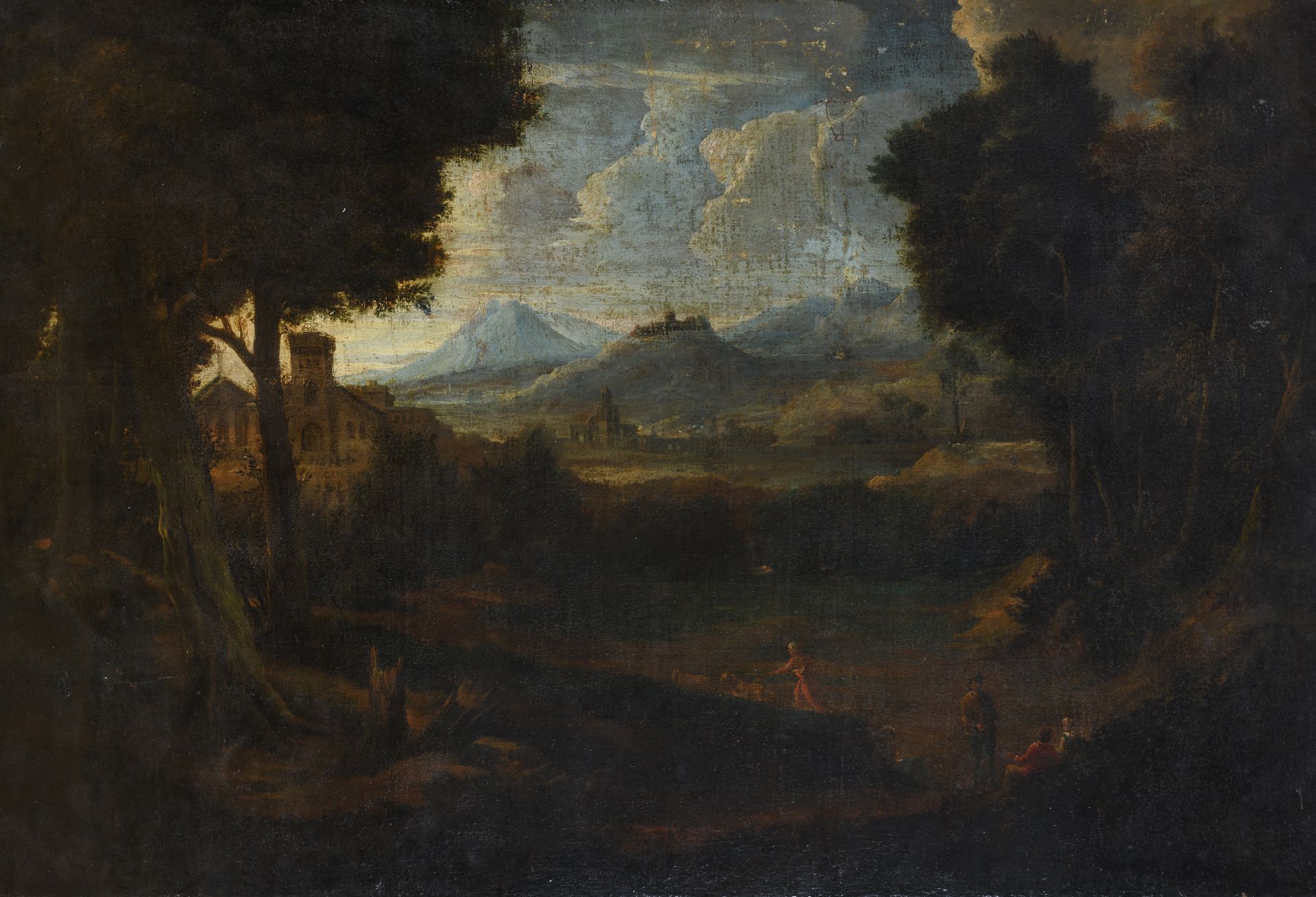 FRENCH OIL PAINTING SECOND HALF OF THE 17TH CENTURY