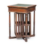 REVOLVING BOOKCASE ENGLAND EARLY 20TH CENTURY