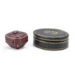 TWO JEWELRY BOXES EARLY 20TH CENTURY