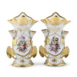 PAIR OF PORCELAIN VASES LUIGI FILIPPO PERIOD