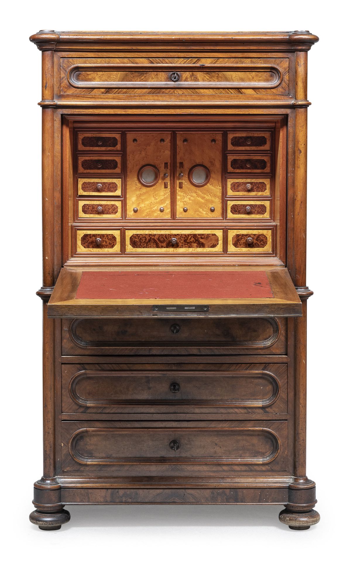 RARE WALNUT SECRETAIRE 19TH CENTURY - Image 2 of 2