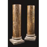 PAIR OF ALABASTER COLUMNS 18TH CENTURY