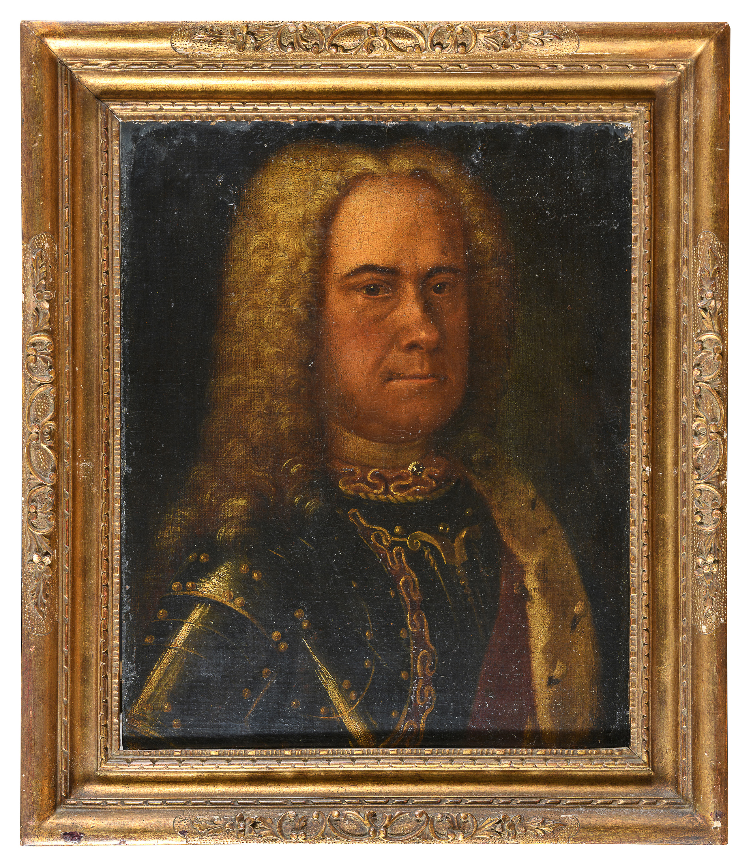 FRENCH OIL PORTRAIT 18TH CENTURY