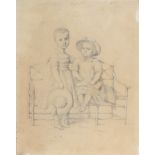 GERMAN PENCIL DRAWING EARLY 20TH CENTURY