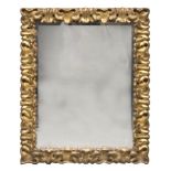 SMALL GILTWOOD MIRROR END OF THE 18TH CENTURY