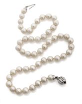 SINGLE STRING JAPANESE PEARL NECKLACE