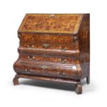 BEAUTIFUL WALNUT BRIAR SECRETAIRE NETHERLANDS 18TH CENTURY