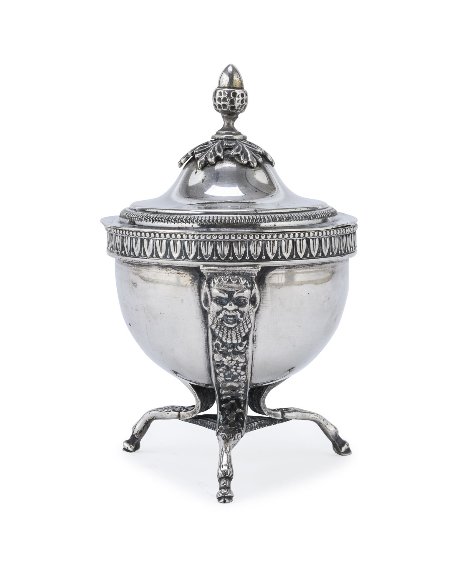 SILVER SUGAR BOWL LOMBARD-VENETO 19TH CENTURY