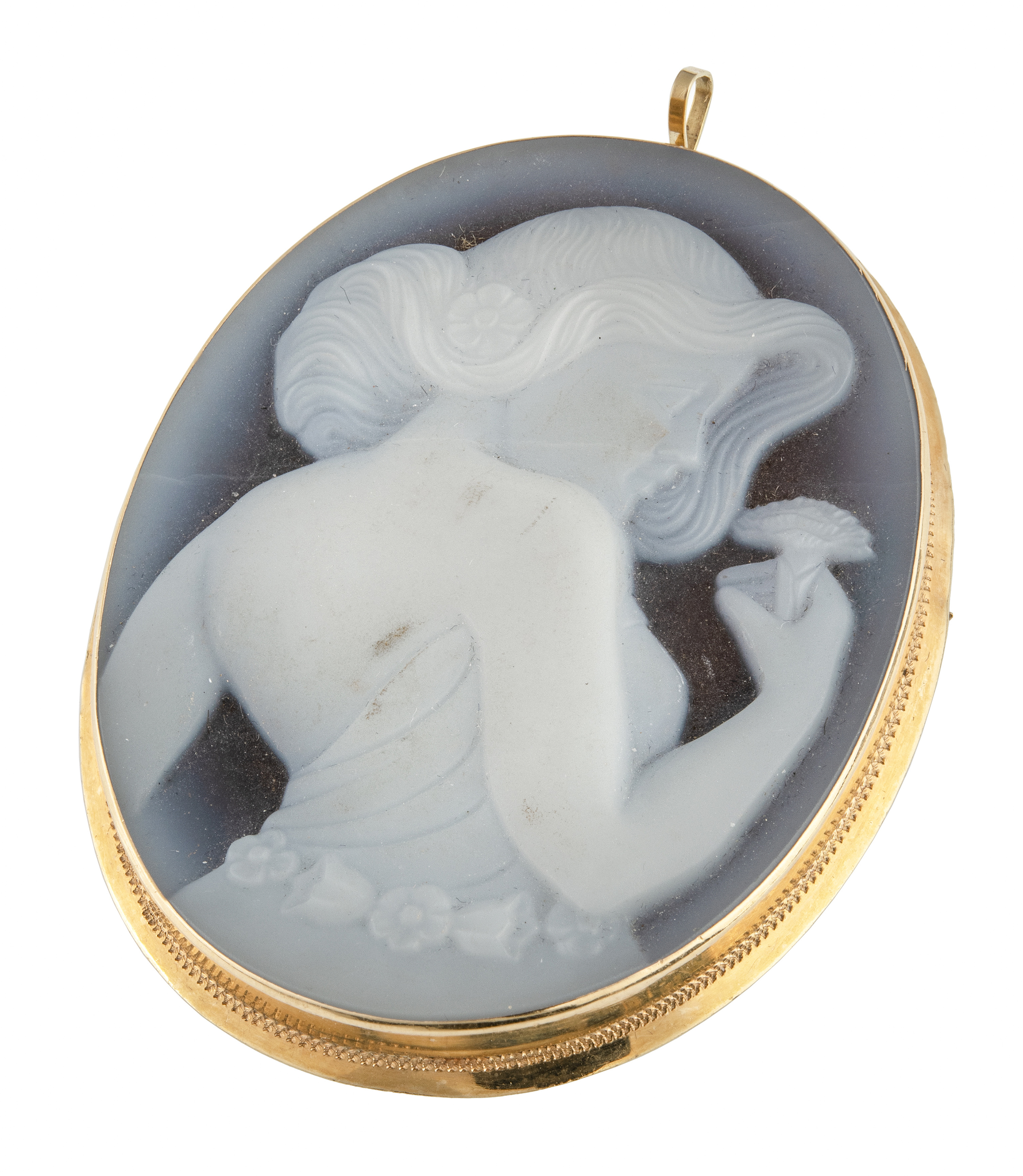 AGATE CAMEO PENDANT