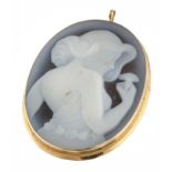 AGATE CAMEO PENDANT