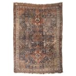 ANTIQUE SHIRAZ CARPET 19TH CENTURY