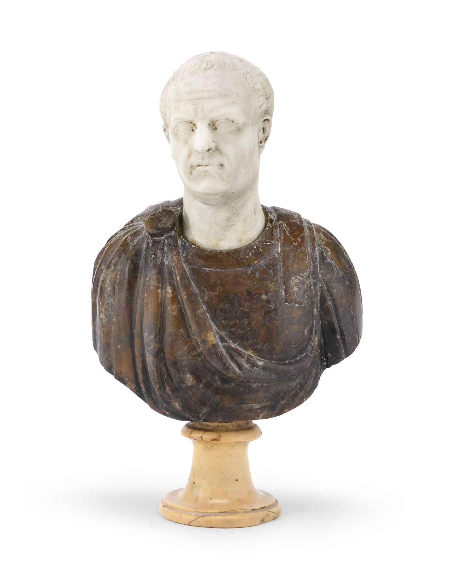 SMALL MARBLE BUST OF EMPEROR 19TH CENTURY