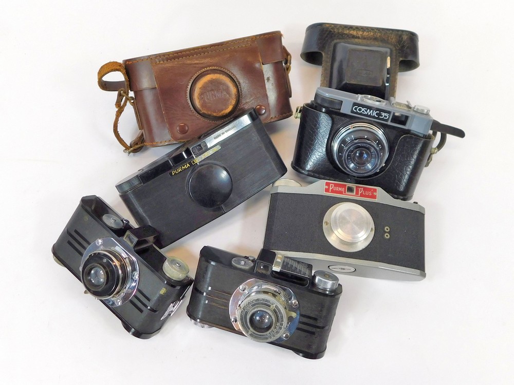 ARGUS, PURMA ETC CAMERAS.