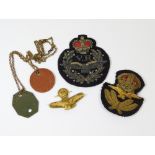 WWII RAF BADGES ETC.