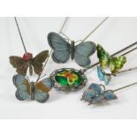 BUTTERFLY HAT PINS.