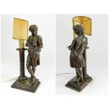 FIGURAL TABLE LAMP.