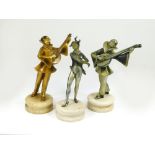 ART DECO FIGURES.