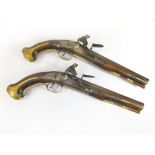 PAIR FLINTLOCK PISTOLS.