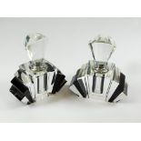 ART DECO SCENT BOTTLES.