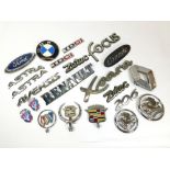 CAR BADGES & INSIGNIA.