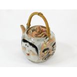 NOH MASK TEAPOT.