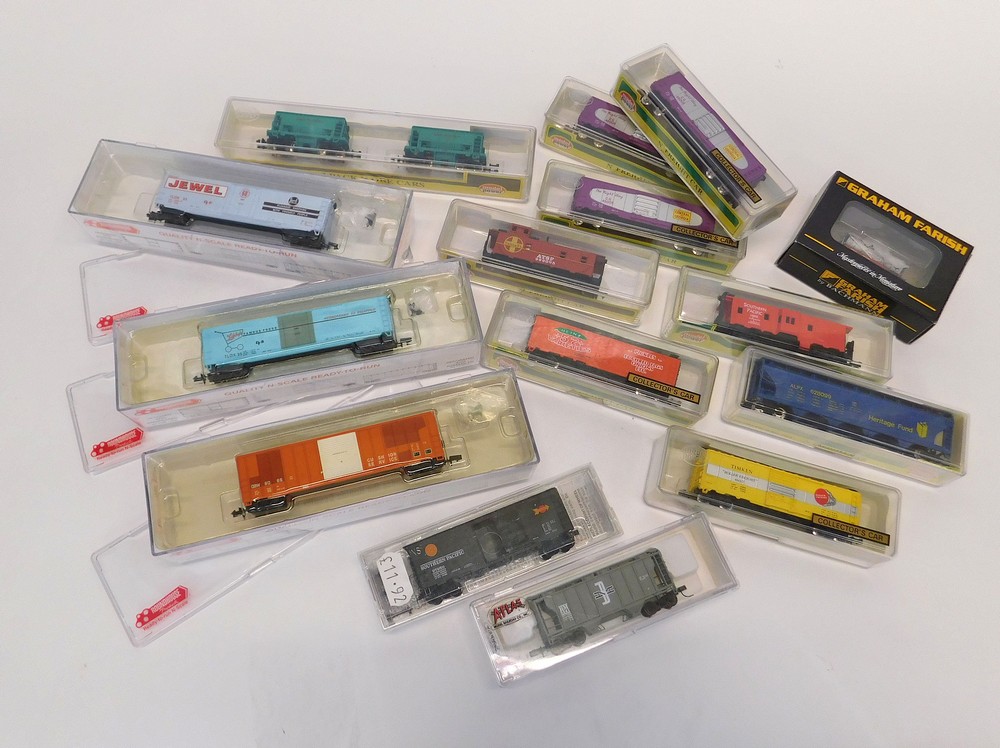 ROUNDHOUSE & MODEL POWER ETC. USA N GAUGE ROLLING STOCK.