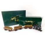 BACHMANN SPECTRUM STEAM LOCOMOTIVE & CARS.