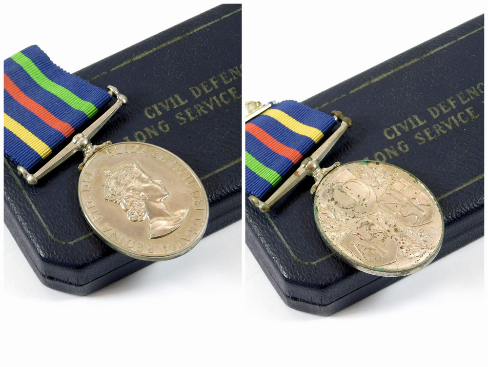 CIVIL DEFENCE MEDAL & BADGES ETC. - Image 2 of 2