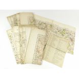 WWII WAR OFFICE ORDNANCE SURVEY MAPS.