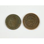 GEORGE III ISLE OF MAN HALFPENNY ETC.