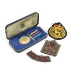 CIVIL DEFENCE MEDAL & BADGES ETC.