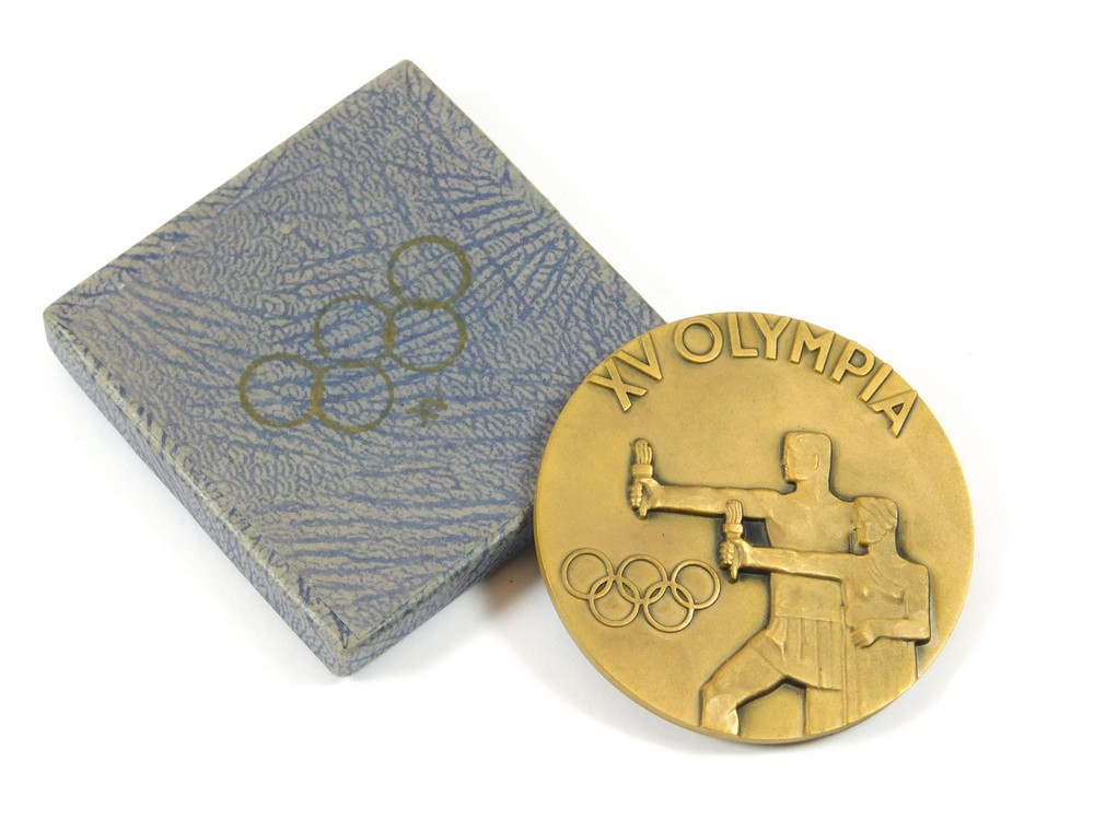 HELSINKI 1952 OLYMPIC GAMES MEDAL. - Bild 2 aus 2