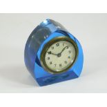 LUCITE CLOCK.