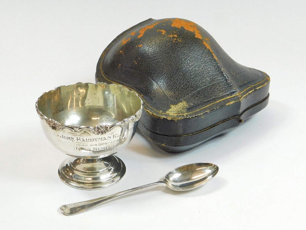 PORRINGER & SPOON. - Image 2 of 2