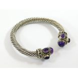 AMETHYST BANGLE.