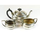 SILVER TEA SERVICE.